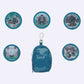 Beckmann Schulrucksack-Set Active Air FLX Jungle Game, 6-teilig