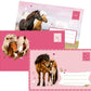 Briefpapier-Set Pferdefreunde