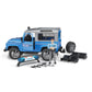 BRUDER® 2597 Land Rover Defender Polizeifahrzeug mit Polizist und Ausstattung