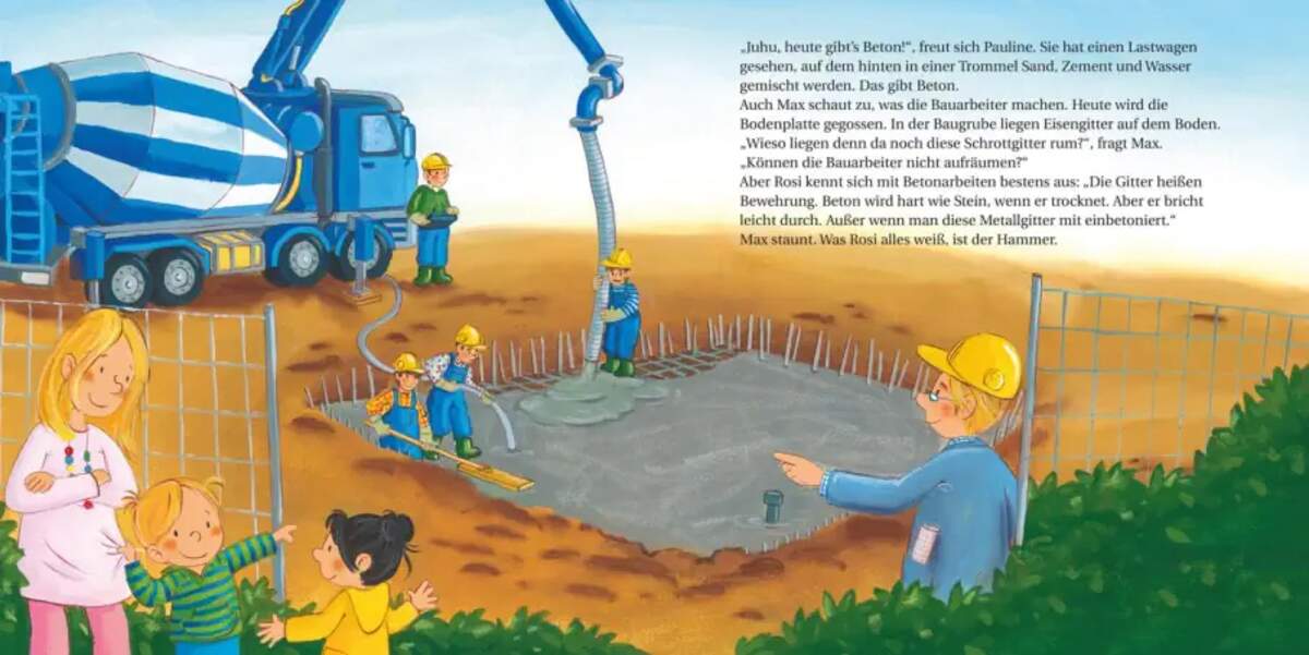 Carlsen Verlag LESEMAUS 12: Max auf der Baustelle von Christian Tielmann, Sabine Kraushaar