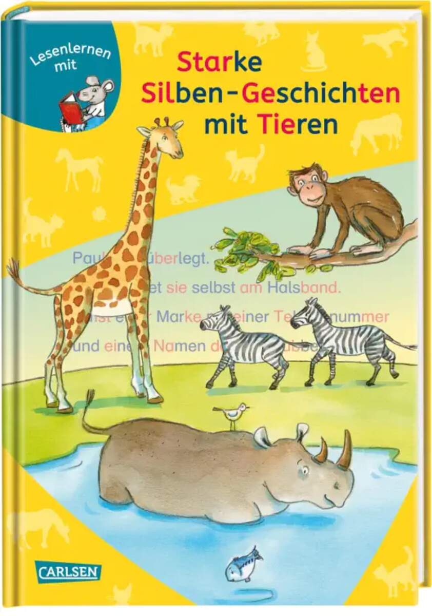 Carlsen Verlag LESEMAUS Sammelbände: Starke Silben-Geschichten mit Tieren