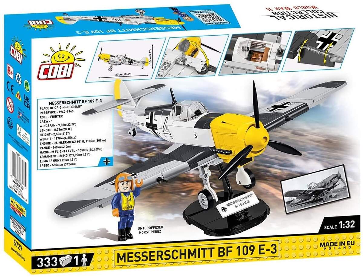 Cobi 2187 Historical Collection - Messerschmitt BF 109 E-3