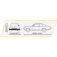 Cobi 24345 - Opel Rekord C Coupe