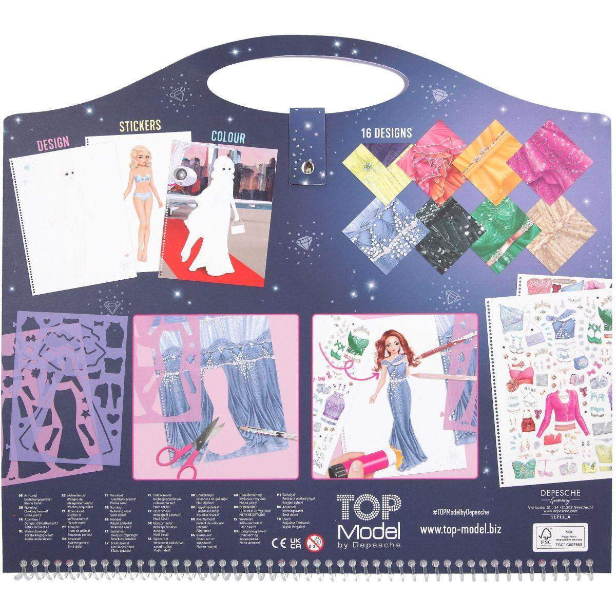 Depesche Create your -Glamour Special- Malbuch
