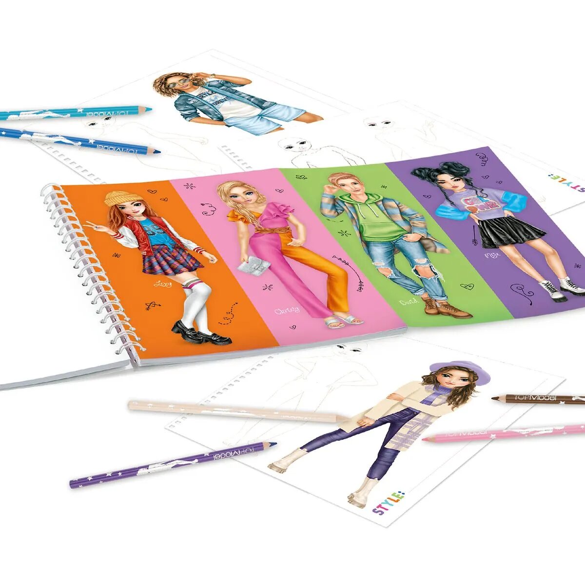 Depesche Create your TOPModel Malbuch