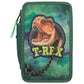 Depesche Dino World 3-Fach Federtasche Mit Kette Grün