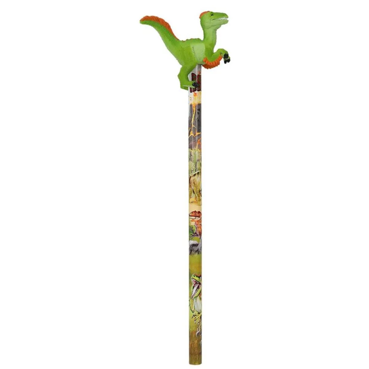 Depesche Dino World Bleistift Mit Dino-Topper, 1 Stück, 3-fach sortiert