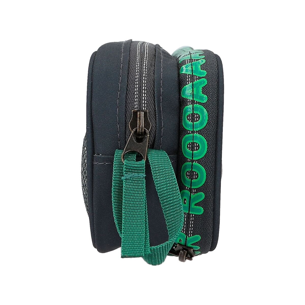 Depesche Dino World Schlampertasche Grau Grün