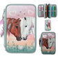 Depesche Miss Melody 3 Fach Federtasche LED Herzen