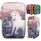 Depesche Miss Melody 3 Fach Federtasche NIGHT HORSES