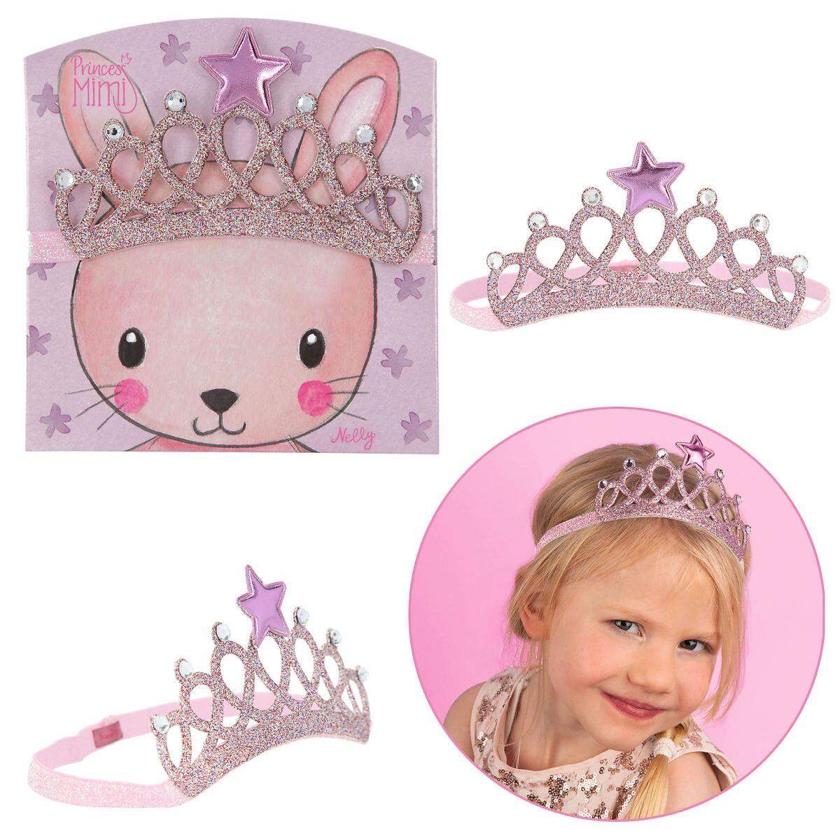 Depesche Princess Mimi Diadem Haarband, 1 Packung, 3-fach sortiert