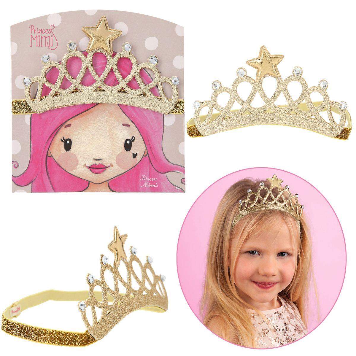 Depesche Princess Mimi Diadem Haarband, 1 Packung, 3-fach sortiert