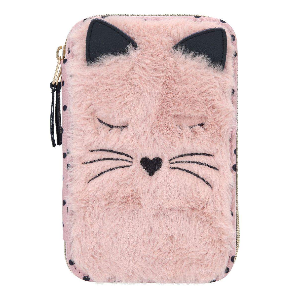Depesche Princess Mimi Federtasche Katze Fell