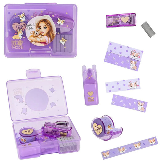 Depesche TOPModel Schreibtisch Set CORGI, 1 Set, 2-fach sortiert