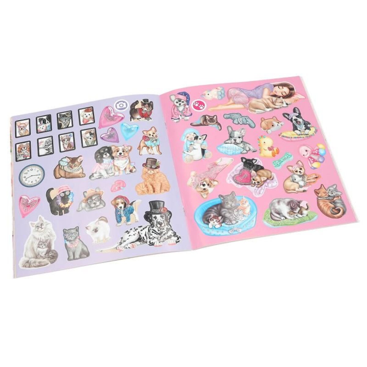 Depesche TOPModel Stickerworld KITTY and DOGGY