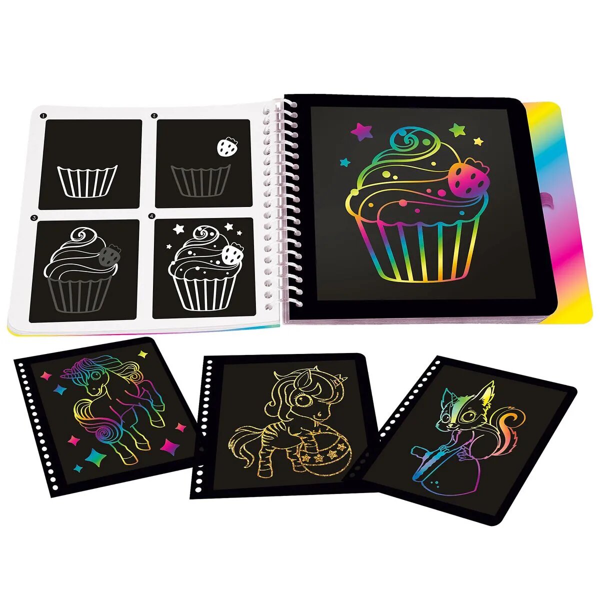 Depesche Ylvi Mini Magic Scratch Book