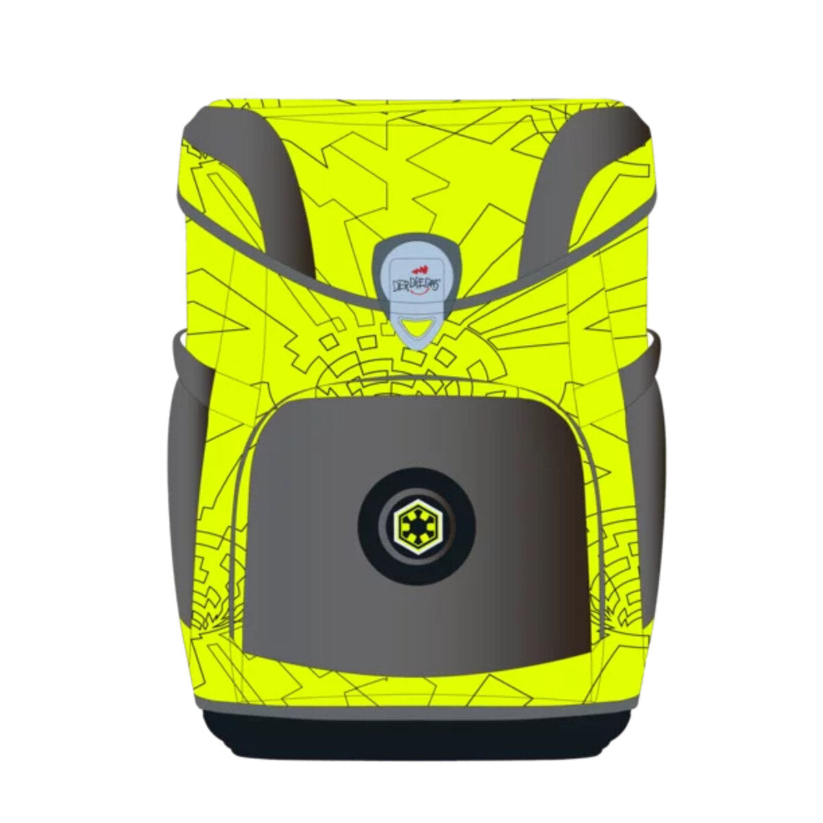 DerDieDas ErgoFlex Easy Schulranzen-Set Exklusiv Superflash Neon Fighter