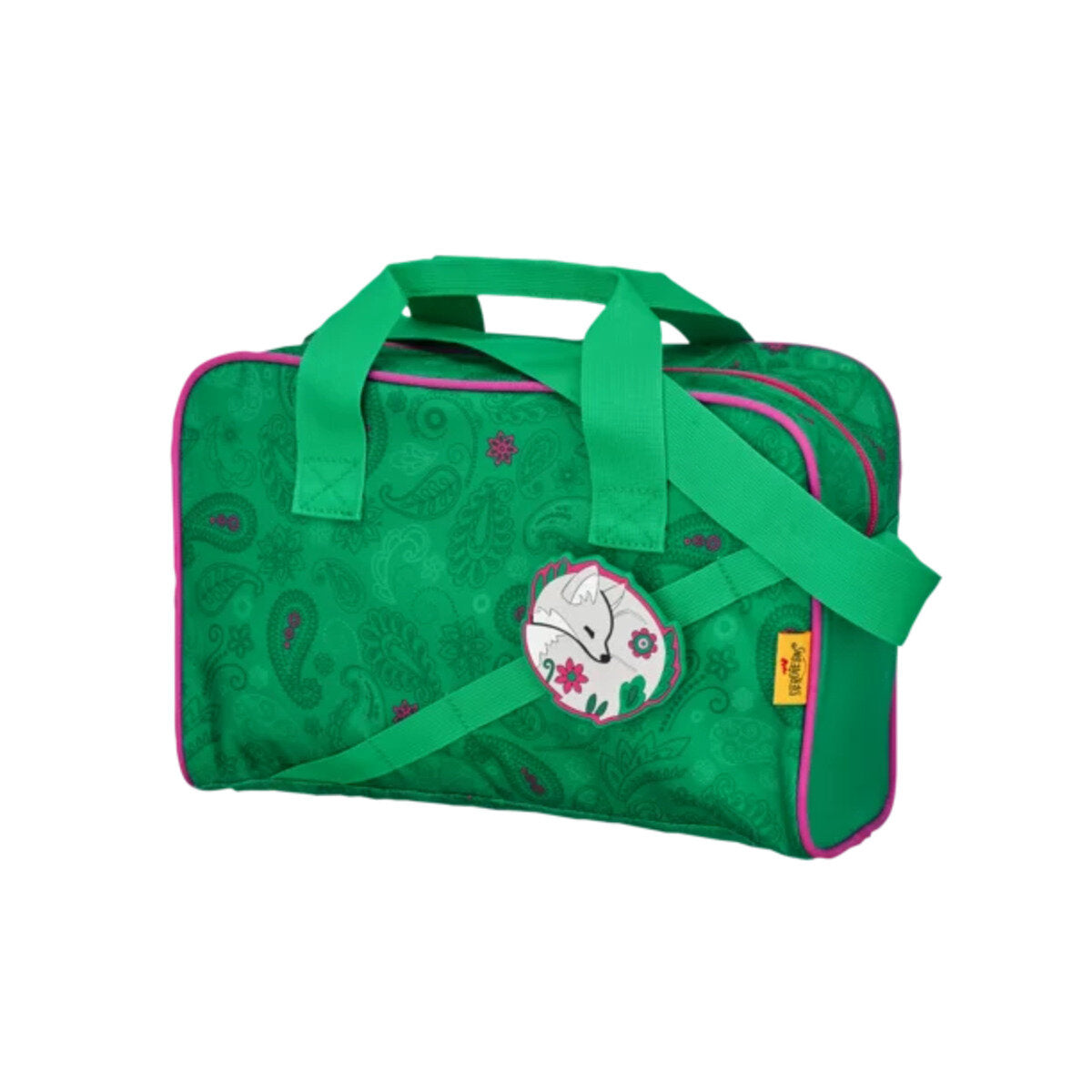 DerDieDas ErgoFlex MAX Schulranzen-Set Exklusiv LED Paisley Green