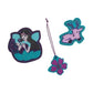DerDieDas Schulranzen-Set ErgoFlex Easy Exklusiv Superflash Fairy Flower