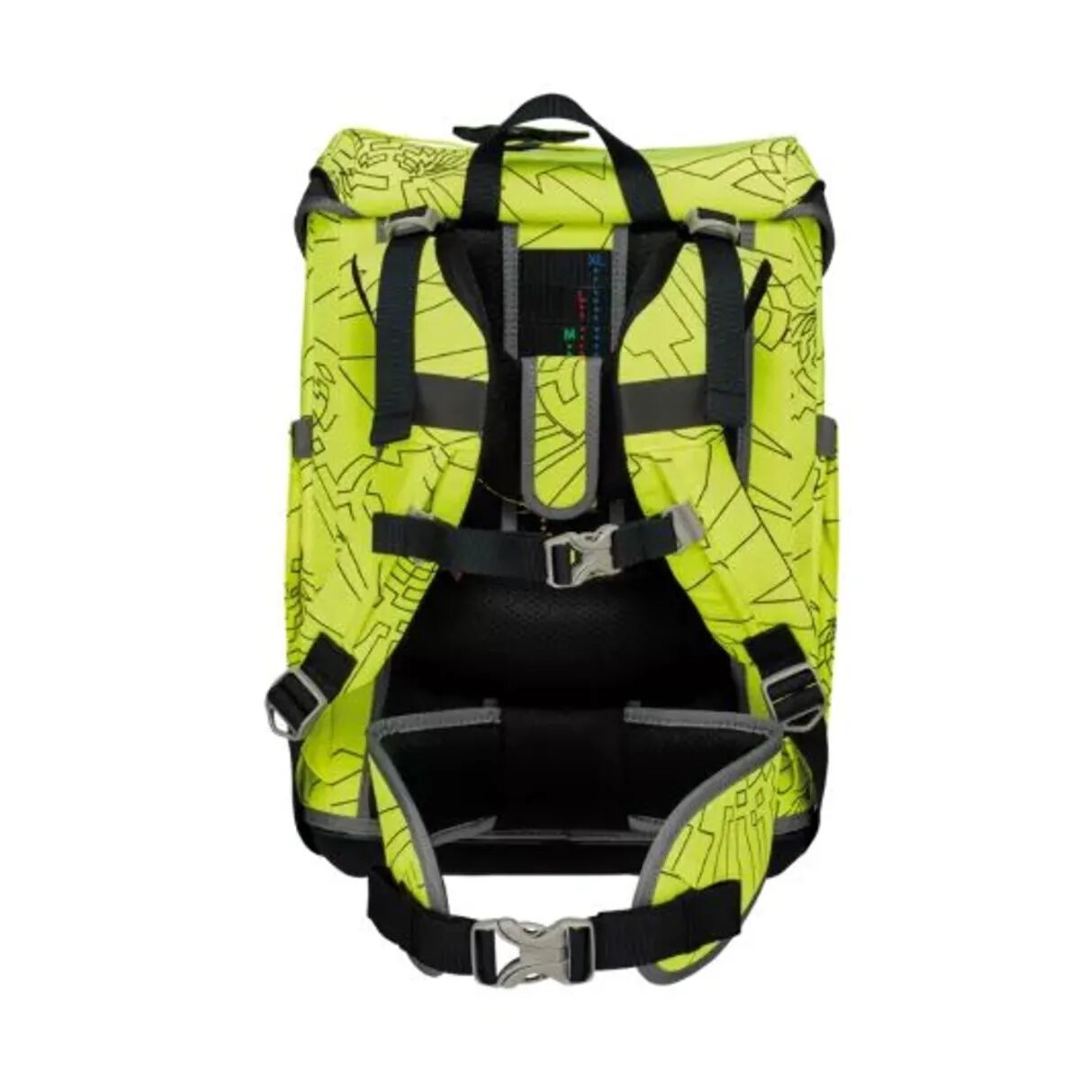 DerDieDas Schulranzen-Set ErgoFlex Easy "Superflash" Neon Fighter, 5-teilig
