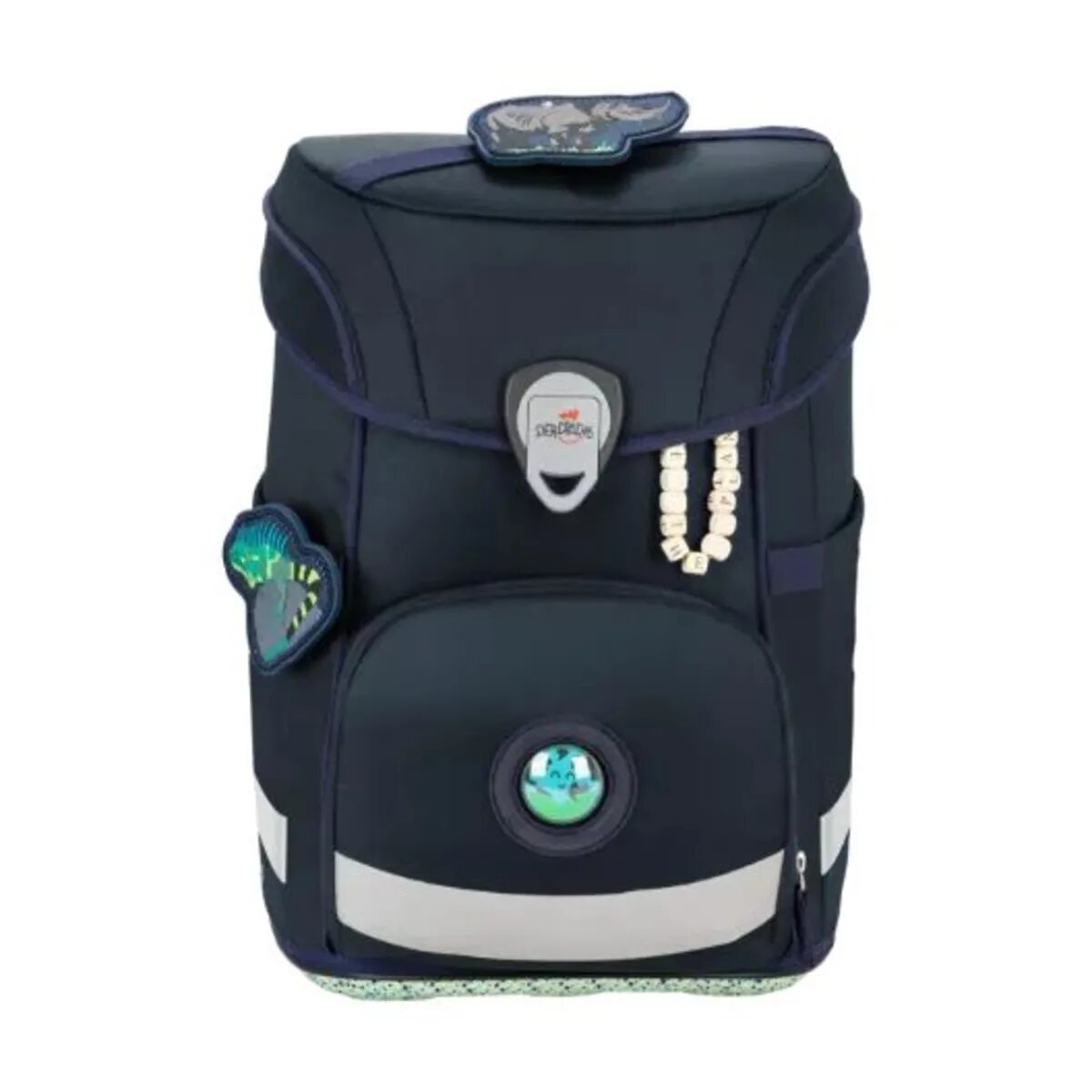 DerDieDas Schulranzen-Set ErgoFlex Easy Exklusiv ECO Blue Planet, 5-teilig