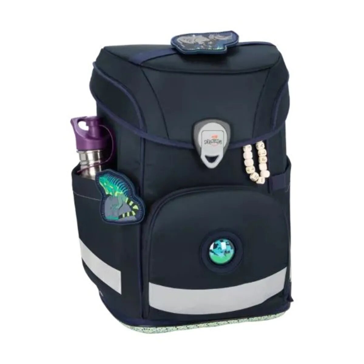 DerDieDas Schulranzen-Set ErgoFlex Easy Exklusiv ECO Blue Planet, 5-teilig