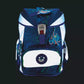 DerDieDas Schulrucksack-Set ErgoFlex Exklusiv Superflash Water Splash, 5-teilig