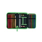 DerDieDas Schulranzen-Set Ergoflex Max Soccer Green, 5-teilig