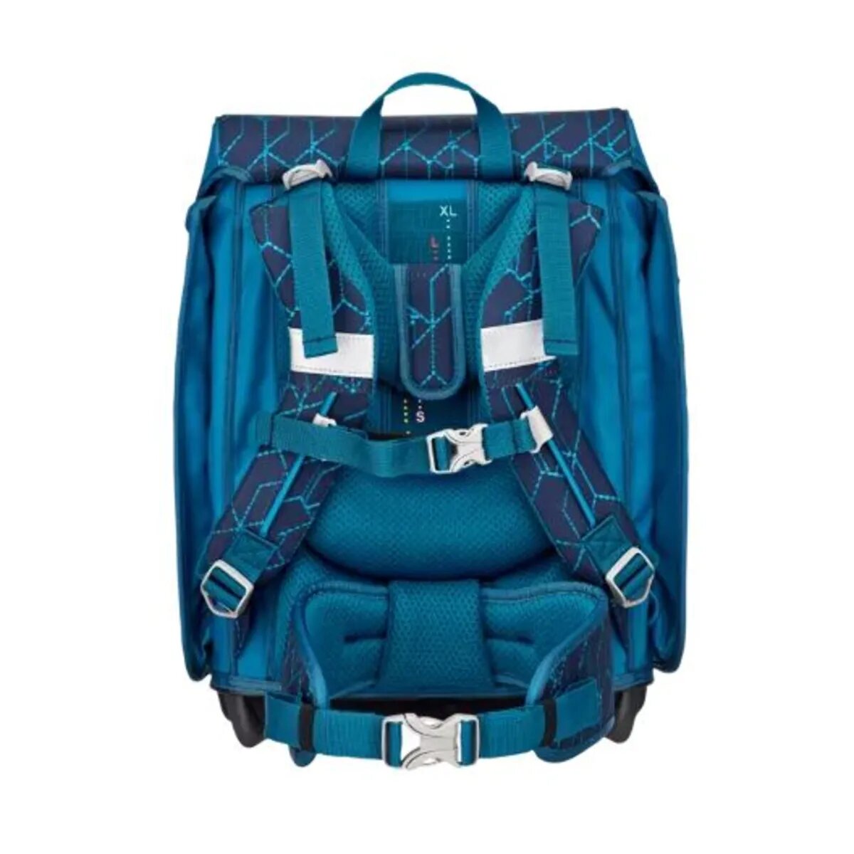 DerDieDas Schulranzen-Set Ergoflex Max Blue Speed, 5-teilig