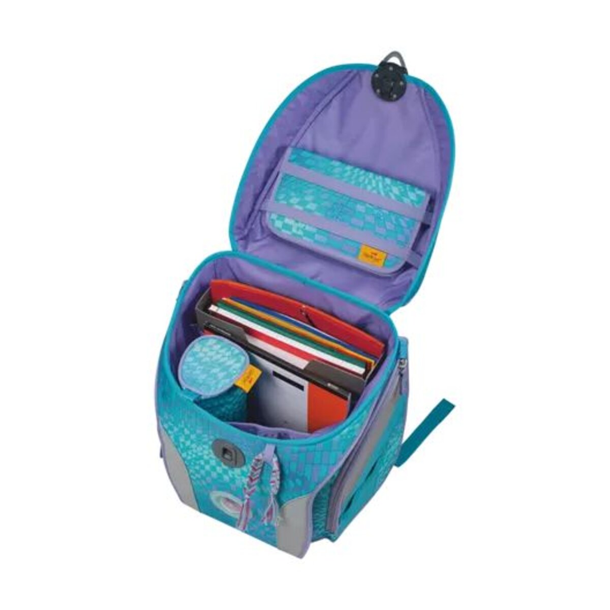 DerDieDas Schulranzen-Set ErgoFlex MAX Exklusiv LED Active