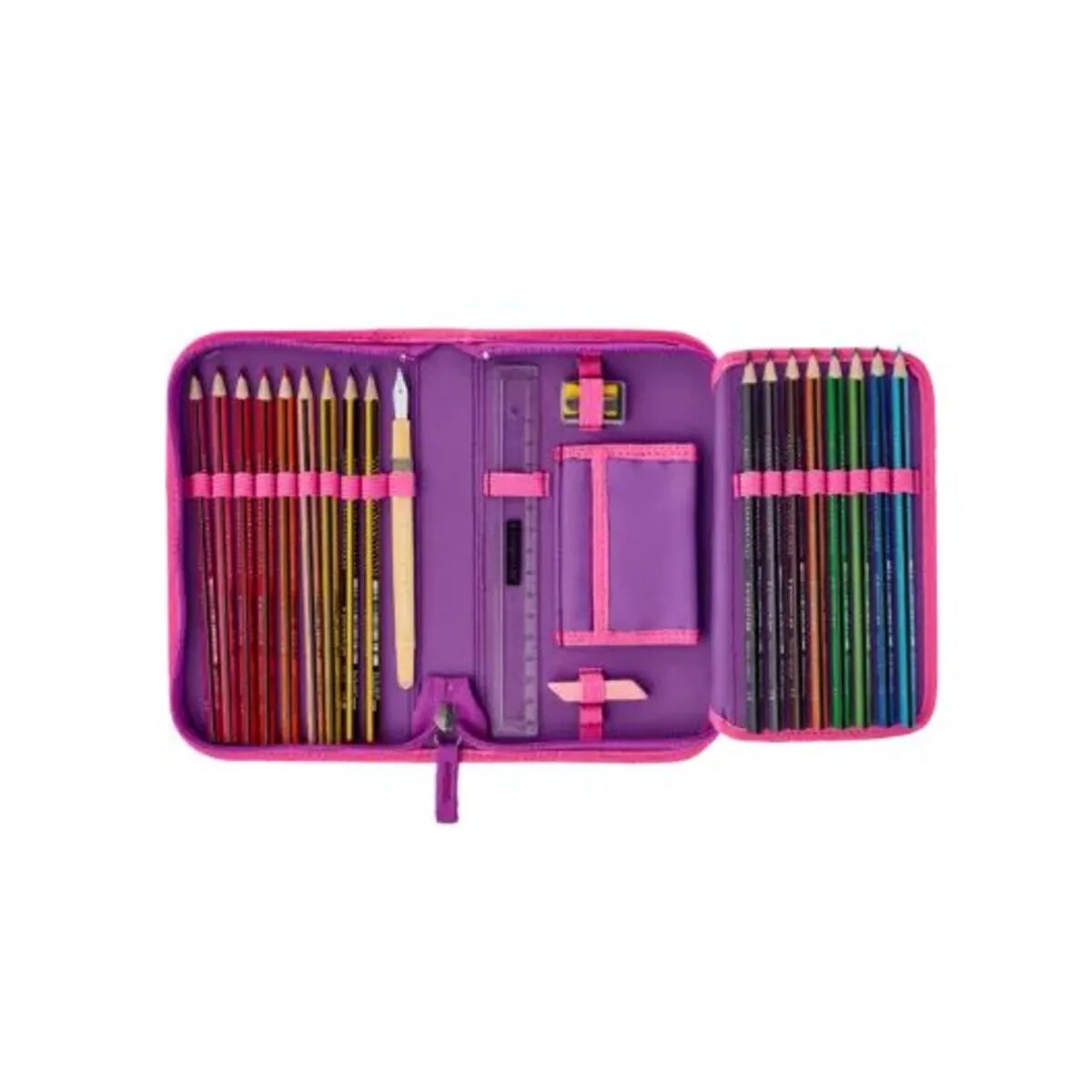 DerDieDas Schulranzen-Set Ergoflex Max Pretty Unicorn, 5-teilig