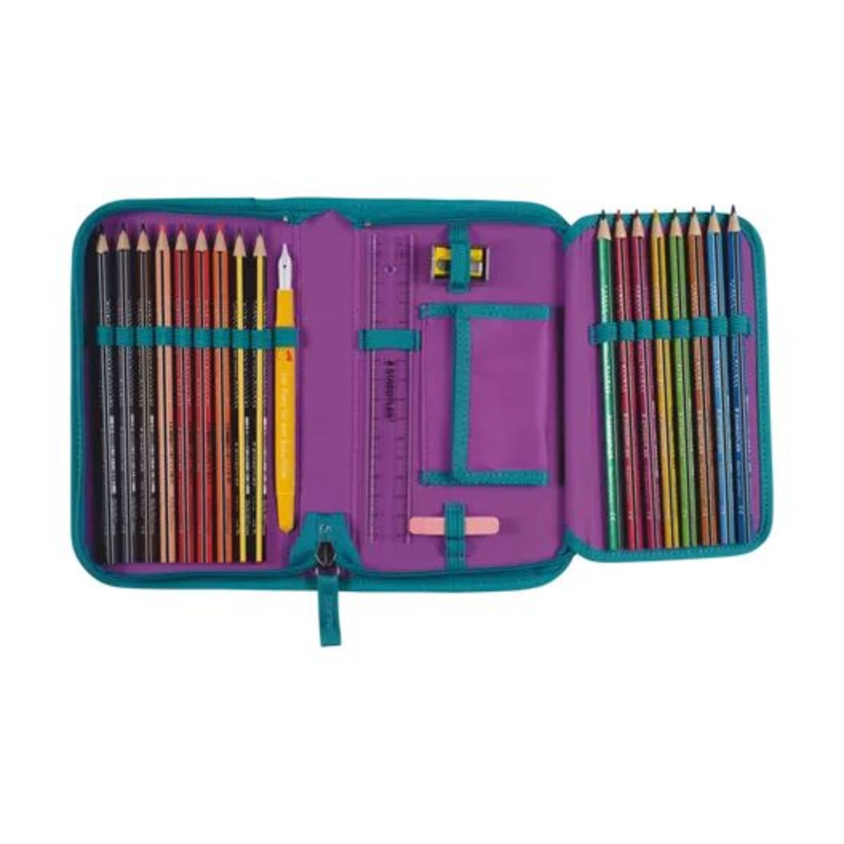 DerDieDas Schulranzen-Set ErgoFlex MAX Exklusiv Superflash Fairy Flower