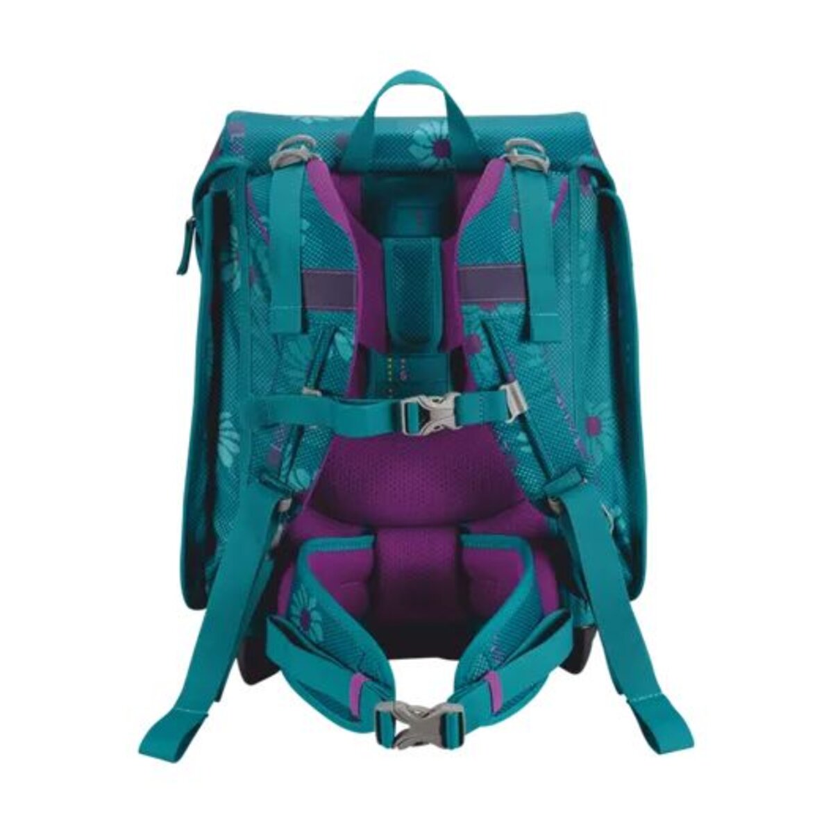 DerDieDas Schulranzen-Set ErgoFlex MAX Exklusiv Superflash Fairy Flower