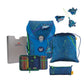 DerDieDas Schulranzen-Set ErgoFlex MAX Exklusiv Superflash Water Splash