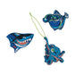 DerDieDas Schulranzen-Set ErgoFlex MAX Exklusiv Superflash Water Splash