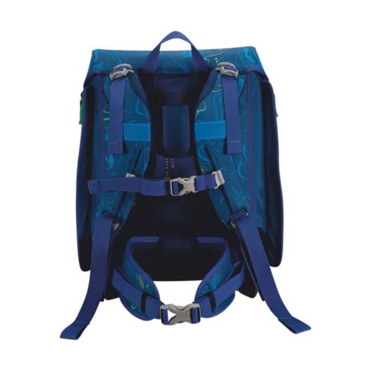 DerDieDas Schulranzen-Set ErgoFlex MAX Exklusiv Superflash Water Splash