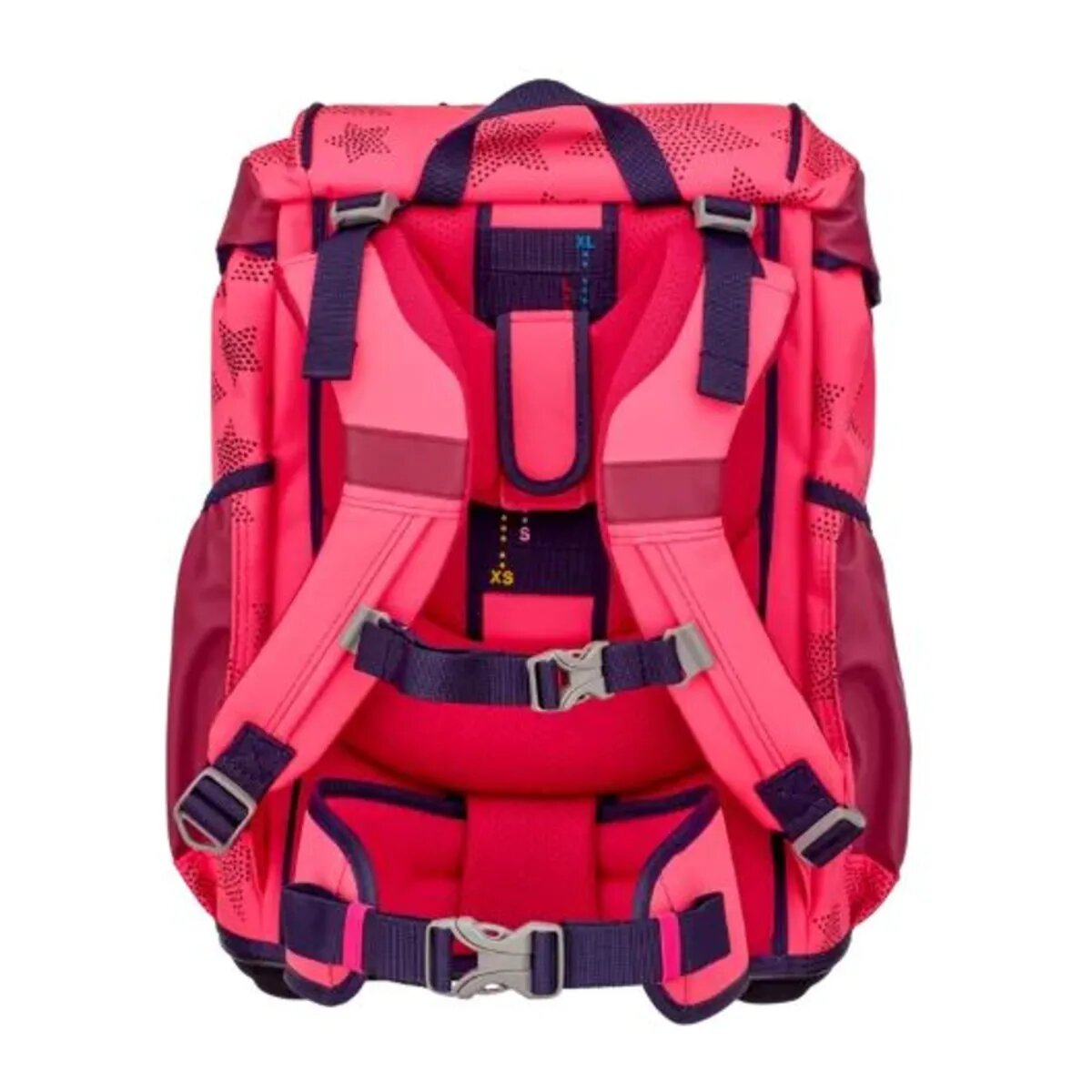 DerDieDas Schulranzen-Set ErgoFlex "Superflash" Neon Star, 5-teilig