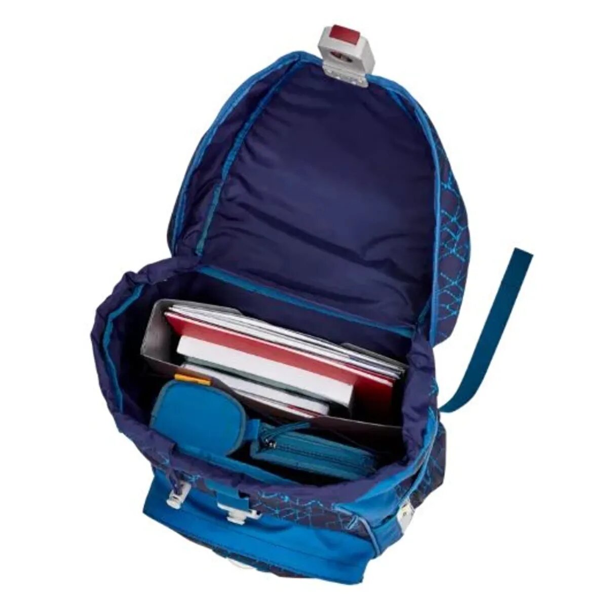 DerDieDas Schulrucksack-Set Ergoflex Blue Speed, 5-teilig