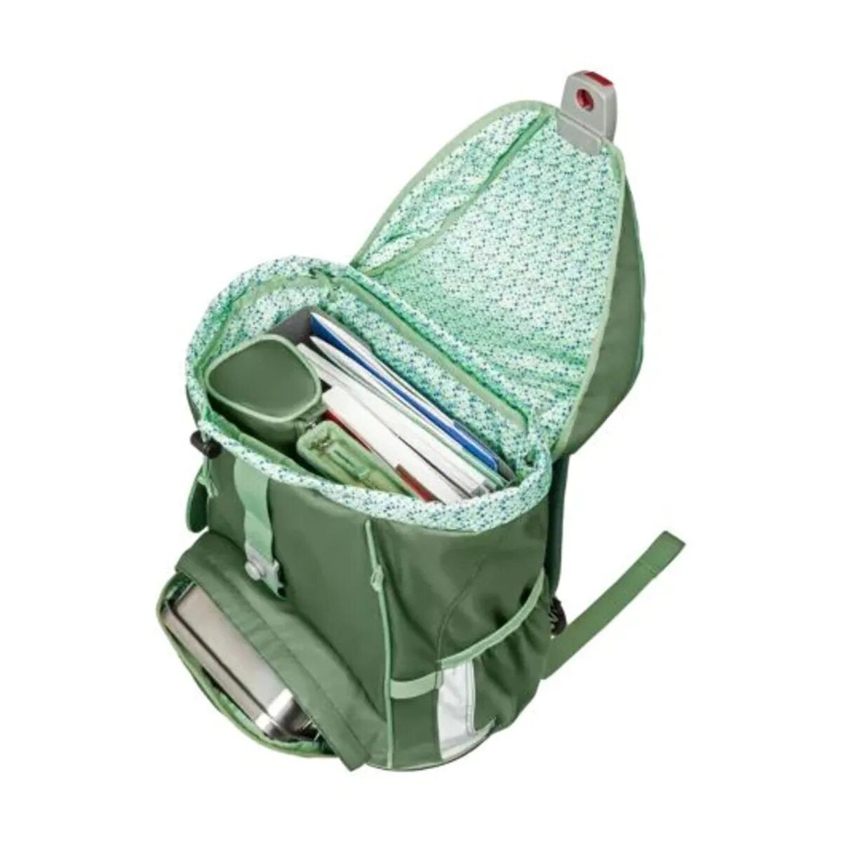 DerDieDas Schulrucksack-Set ErgoFlex Exklusiv ECO Green Planet, 5-teilig