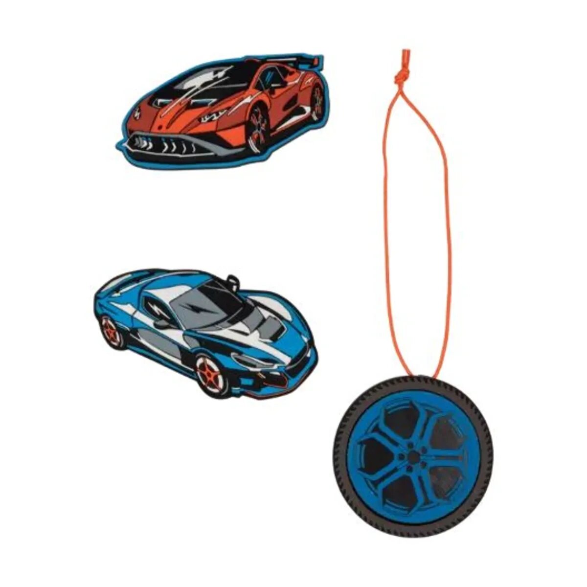DerDieDas Schulrucksack-Set ErgoFlex Exklusiv Superflash Supercar, 5-teilig