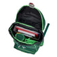 DerDieDas Schulrucksack-Set Ergoflex Soccer Green, 5-teilig