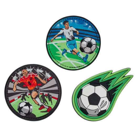 DerDieDas Wechselbuttons 3er Set Soccer Green