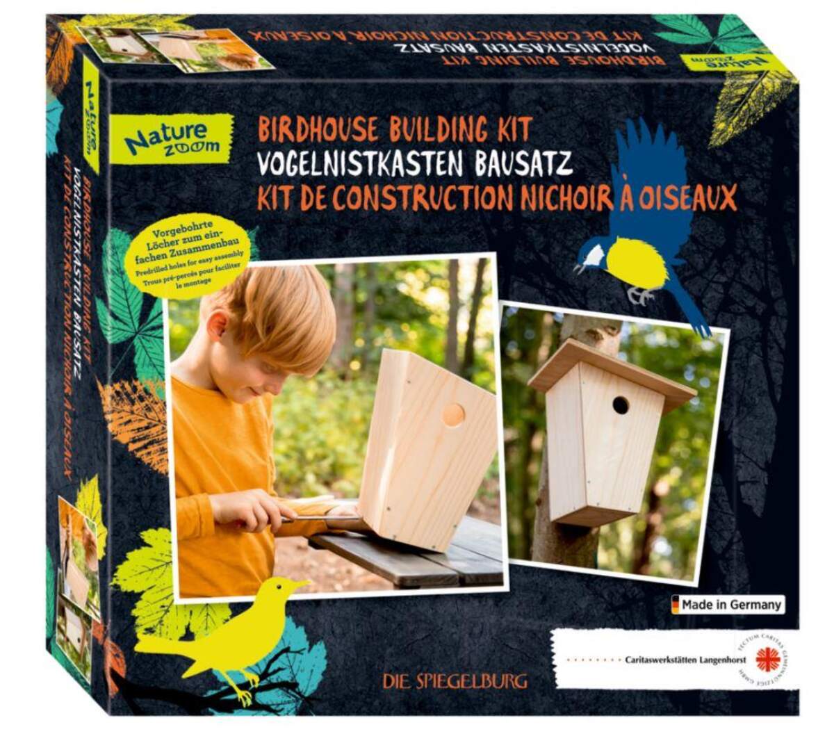Die Spiegelburg Vogelnistkasten Bausatz Nature Zoom