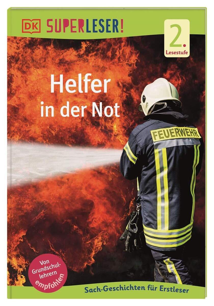 DK SUPERLESER! Lesestufe 2 - Helfer in der Not: Sach-Geschichten für Erstleser
