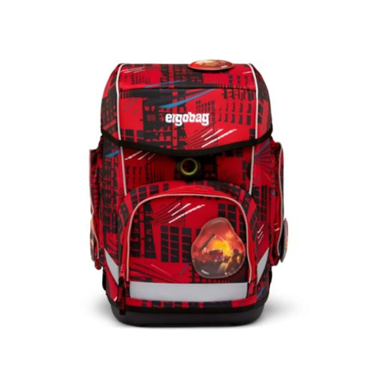 ergobag CUBO MAIN Schulrucksack-Set AlarmBärreitschaft, 5-teilig