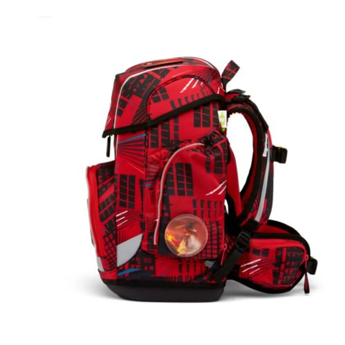 ergobag CUBO MAIN Schulrucksack-Set AlarmBärreitschaft, 5-teilig