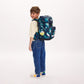 ergobag CUBO Schulrucksack-Set RaumfahrBär GALAXY GLOW, 5-teilig