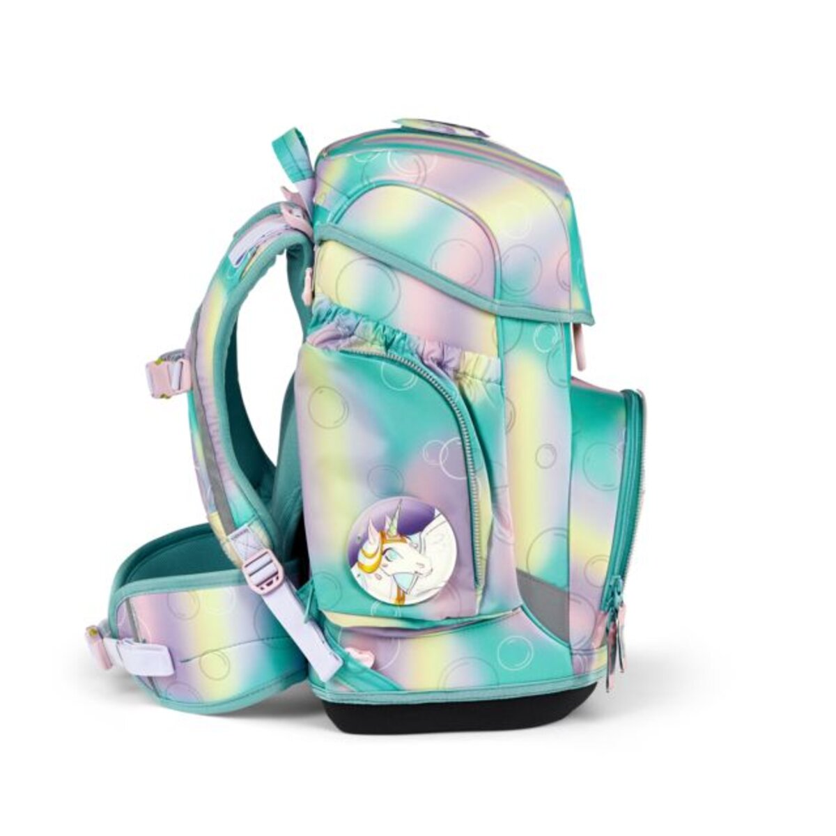 ergobag CUBO Schulrucksack-Set ZauBärwelt REFLEX GLOW, 5-teilig