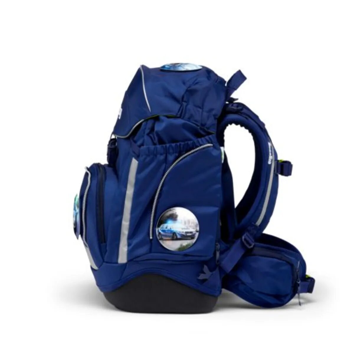 ergobag PACK Schulrucksack-Set  BlaulichtBär, 6-teilig