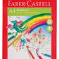 Faber-Castell Malblock, DIN A4 Rote Linie, 100 Blatt